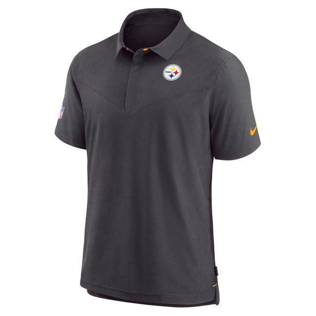 Polo Nike Pittsburgh Steelers 2022 Sideline Lockup Coach Performance pour homme - Noir