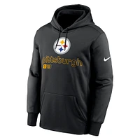 Men's Nike Black Pittsburgh Steelers Big & Tall Performance Pullover Hoodie