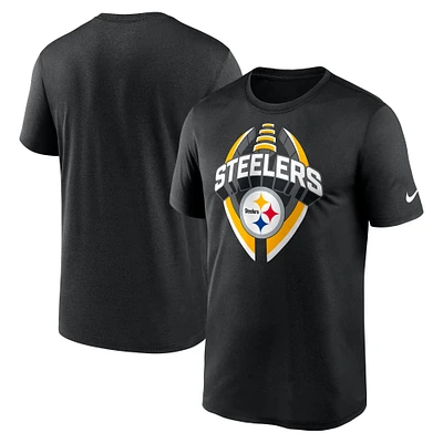 T-shirt Nike Performance Legend Icon des Pittsburgh Steelers pour homme, noir