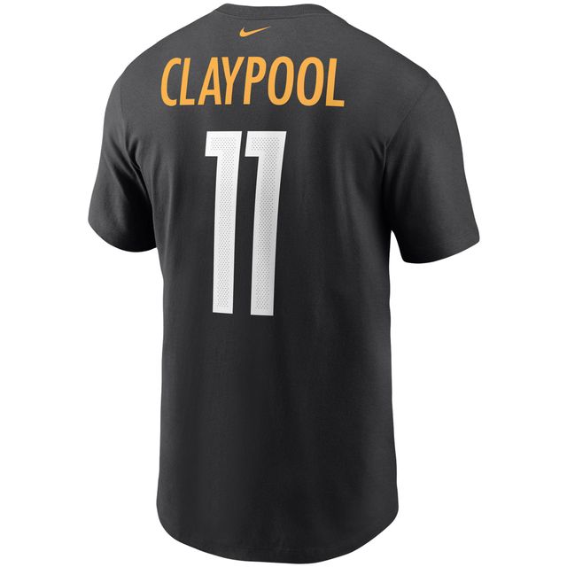 T-shirt Homme Nike Chase Claypool Noir Pittsburgh Steelers
