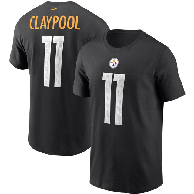 T-shirt Homme Nike Chase Claypool Noir Pittsburgh Steelers