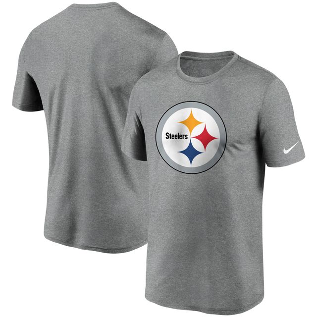 T-shirt de performance Essential Legend pour homme des Pittsburgh Steelers Nike, anthracite chiné