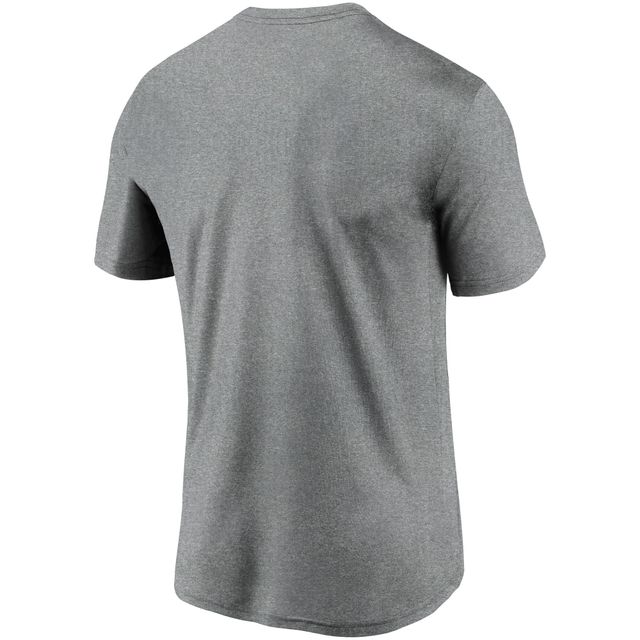 T-shirt de performance Essential Legend pour homme des Pittsburgh Steelers Nike, anthracite chiné