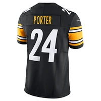 Men's Nike Joey Porter Jr. Black Pittsburgh Steelers Vapor F.U.S.E. Limited Jersey