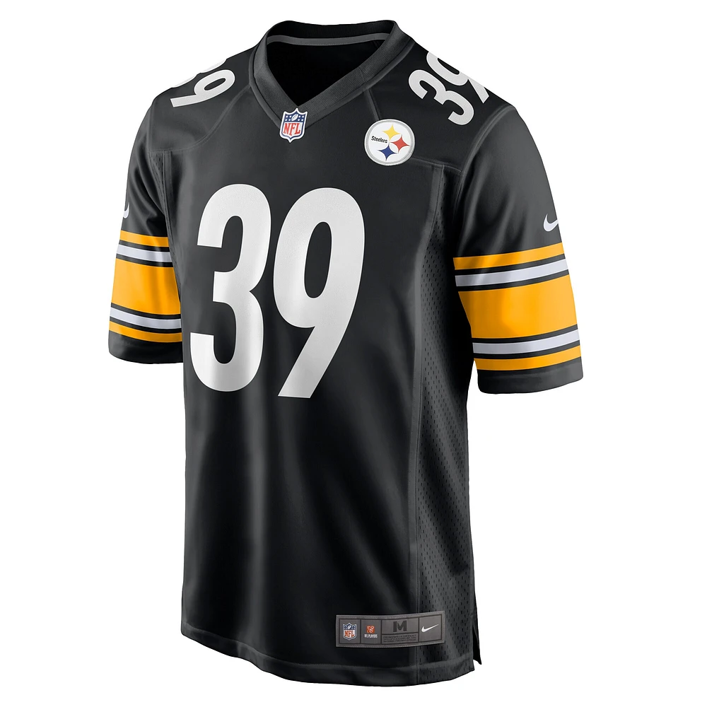 Men's Nike Minkah Fitzpatrick  Black Pittsburgh Steelers Game Jersey