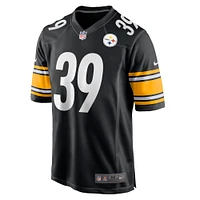 Men's Nike Minkah Fitzpatrick  Black Pittsburgh Steelers Game Jersey