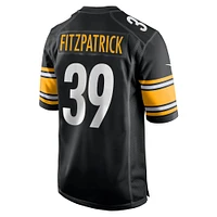 Men's Nike Minkah Fitzpatrick  Black Pittsburgh Steelers Game Jersey