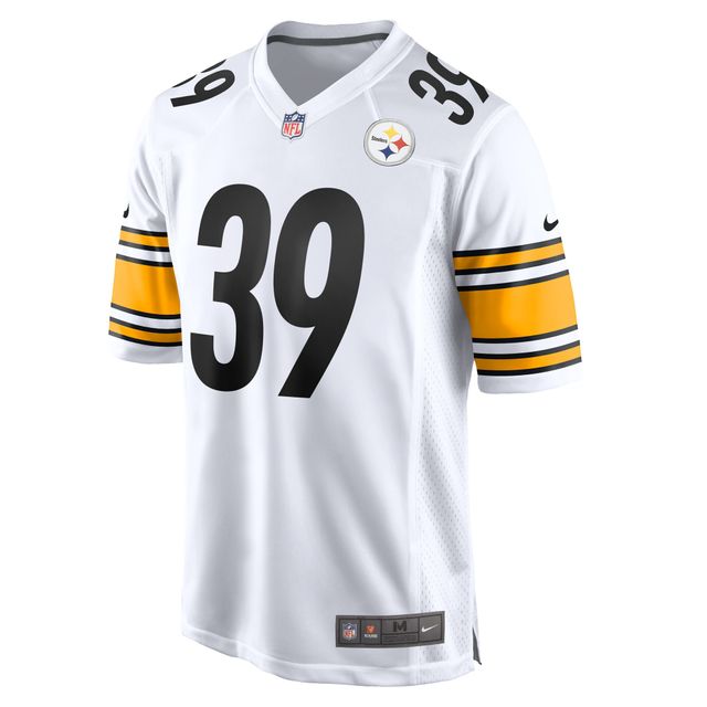 Maillot de joueur match Nike Minkah Fitzpatrick pour hommes, blanc, Pittsburgh Steelers