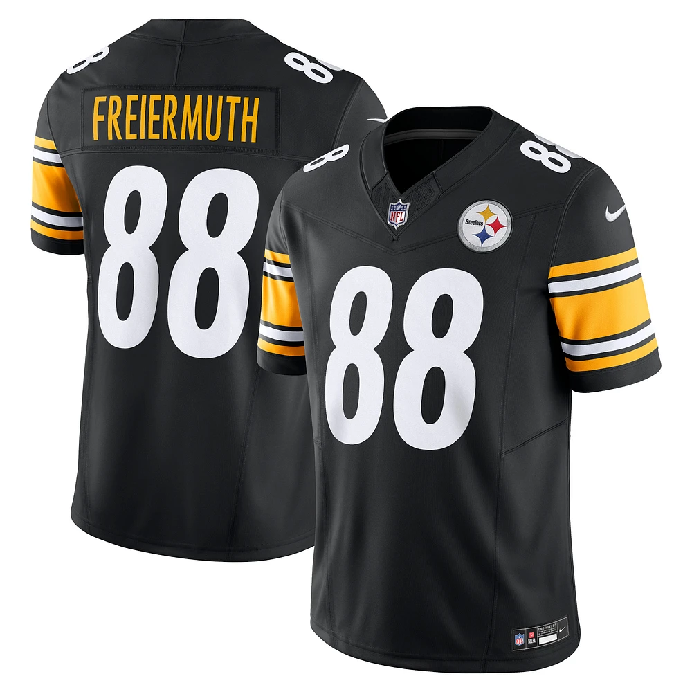 Nike Pat Freiermuth pour hommes Noir Pittsburgh Steelers Vapor F.U.S.E. Maillot limité