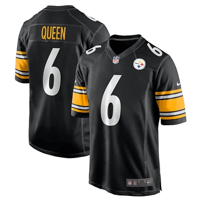 Maillot Nike Patrick Queen pour homme, joueur de match des Pittsburgh Steelers, noir