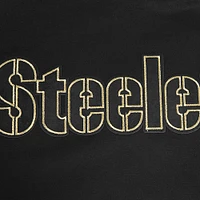 Men's Pro Standard Black Pittsburgh Steelers Classic Chenille Pullover Hoodie