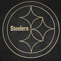 Men's Pro Standard Black Pittsburgh Steelers Classic Chenille Pullover Hoodie