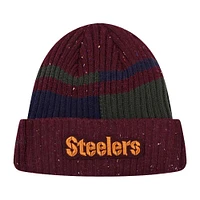 Men's Pro Standard Burgundy Pittsburgh Steelers Speckled Cuffed Knit Hat