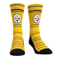 Men's Rock Em Socks Pittsburgh Steelers Primary Crew & Boxer Briefs Combo Pack