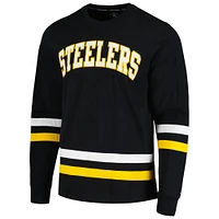 Men's Tommy Hilfiger Black/Gold Pittsburgh Steelers Nolan Long Sleeve T-Shirt