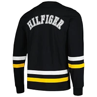 Men's Tommy Hilfiger Black/Gold Pittsburgh Steelers Nolan Long Sleeve T-Shirt