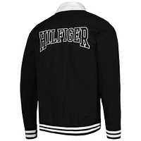 Polo à manches longues Tommy Hilfiger Pittsburgh Steelers Cody noir pour homme