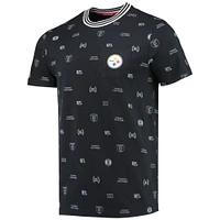 Men's Tommy Hilfiger Black Pittsburgh Steelers Essential Pocket T-Shirt