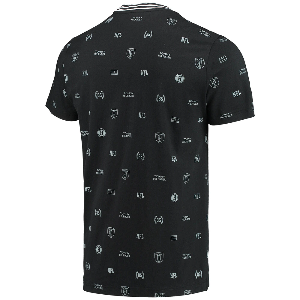 Men's Tommy Hilfiger Black Pittsburgh Steelers Essential Pocket T-Shirt
