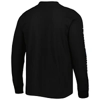 T-shirt à manches longues Tommy Hilfiger Pittsburgh Steelers Peter Team noir pour homme