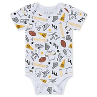 Newborn & Infant WEAR by Erin Andrews Pittsburgh Steelers Three-Piece Turn Me Around Bodysuits Pant Set
