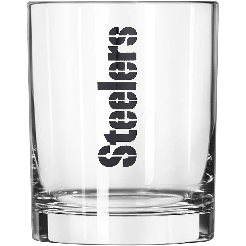 Pittsburgh Steelers 14oz. Game Day Rocks Glass