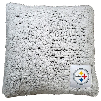 Coussin givré 16'' x 16'' Pittsburgh Steelers