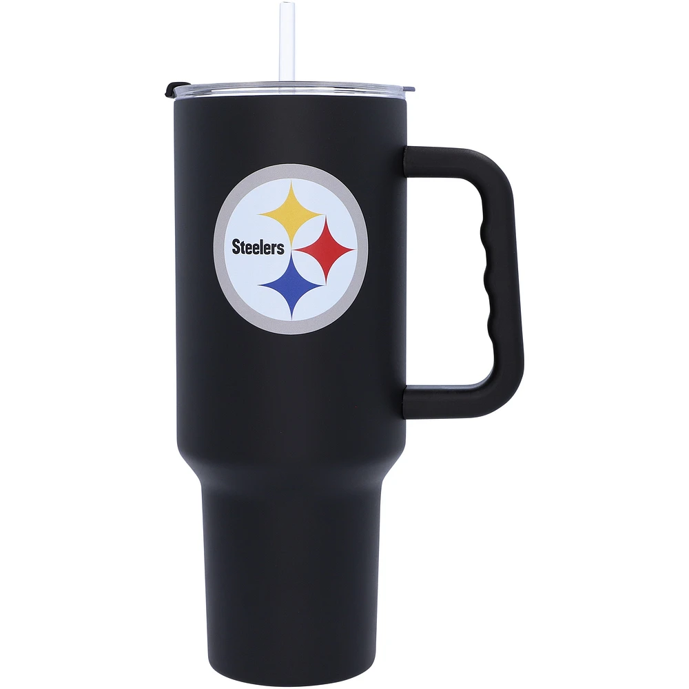 Steelers de Pittsburgh 40 oz. Gobelet de voyage avec poignée