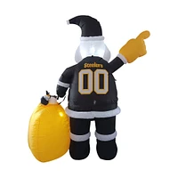 Pittsburgh Steelers 7' Inflatable Santa