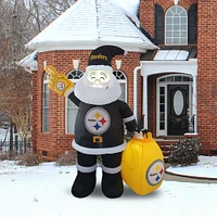 Pittsburgh Steelers 7' Inflatable Santa