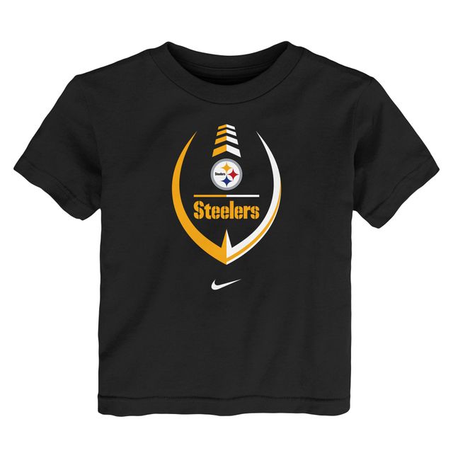 Nike Pittsburgh Steelers Icon Wordmark pour tout-petit - T-shirt