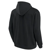 Unisex Fanatics Black Pittsburgh Steelers Elements Super Soft Fleece Pullover Hoodie