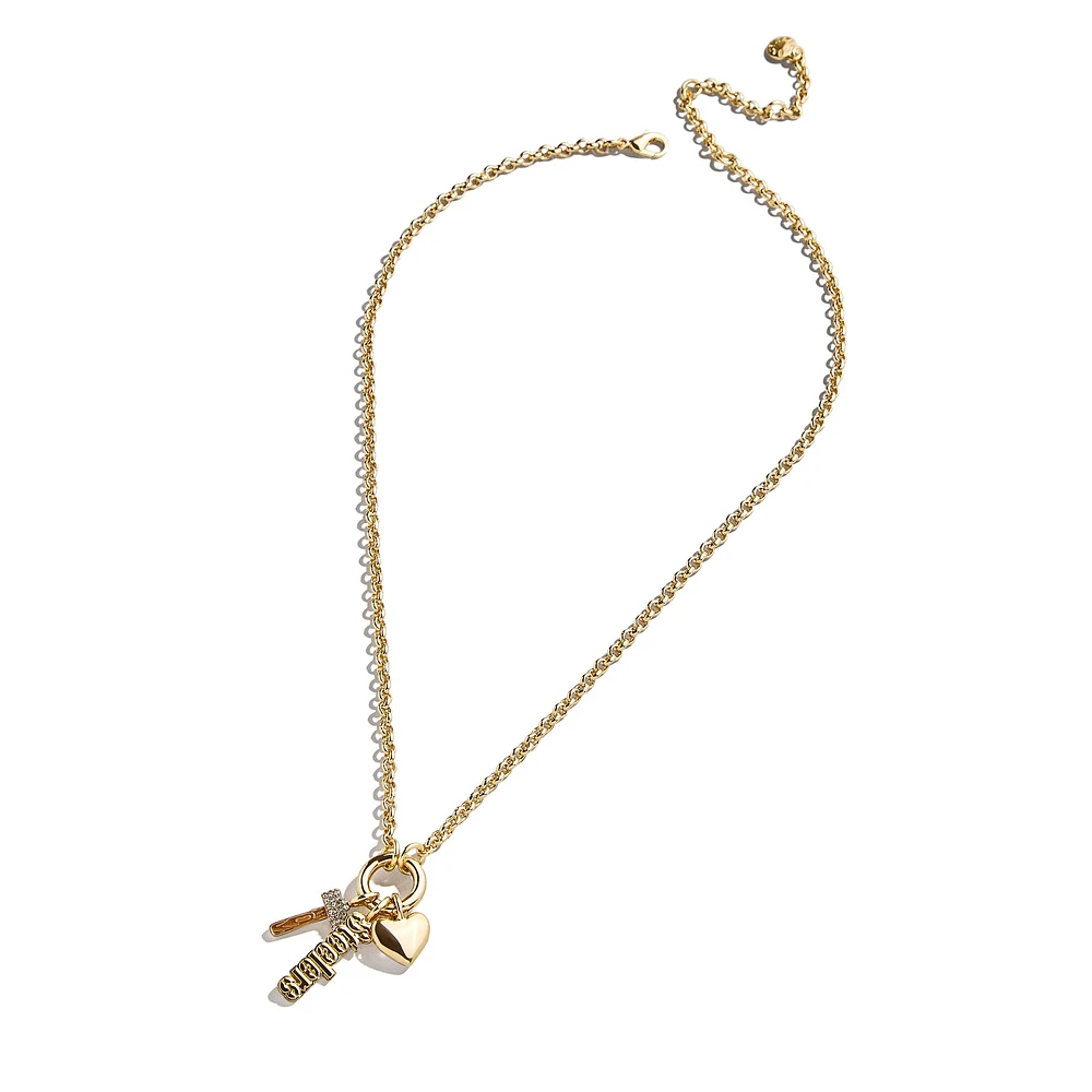 WEAR by Erin Andrews Pittsburgh Steelers Charm Necklace