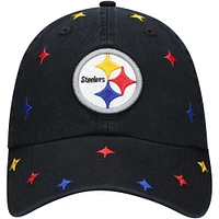 Women's '47 Pittsburgh Steelers Multi Confetti Clean Up Adjustable Hat