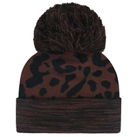 Women's '47 Brown Pittsburgh Steelers Cacao Cuffed Knit Hat with Pom