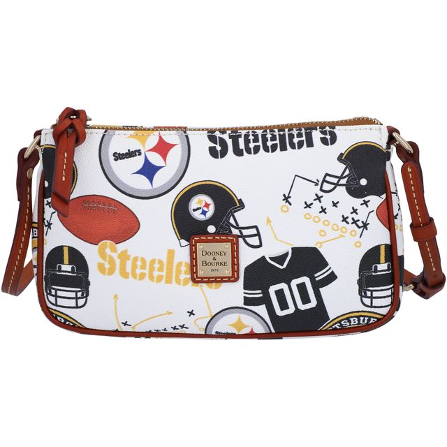 Sac à bandoulière Dooney & Bourke Pittsburgh Steelers Gameday Lexi pour femme avec petit porte-monnaie