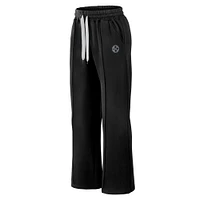 Women's Fanatics Black Pittsburgh Steelers Elements Fleece Sweatpants