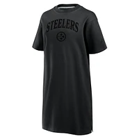 Women's Fanatics Black Pittsburgh Steelers Elements Go Tri-Blend Dress