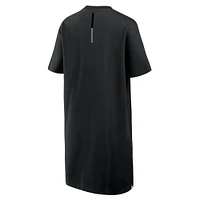 Women's Fanatics Black Pittsburgh Steelers Elements Go Tri-Blend Dress