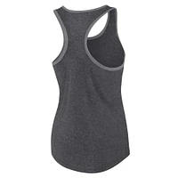 Women's Fanatics Heather Black Pittsburgh Steelers Plus Fuel Tank Top