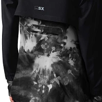 Women's MSX by Michael Strahan Black Pittsburgh Steelers Grace Raglan Full-Zip Running Jacket