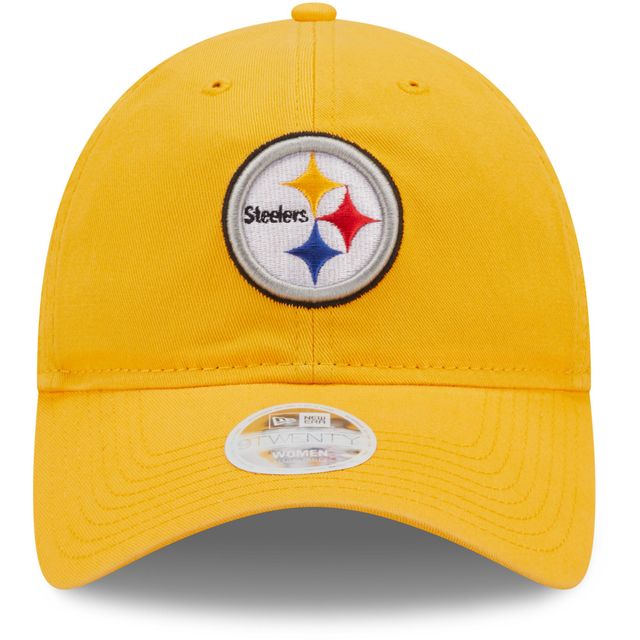 Casquette réglable New Era Gold Pittsburgh Steelers Core Classic 2.0 9TWENTY pour femme