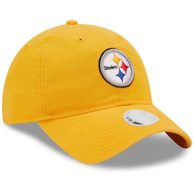 Casquette réglable New Era Gold Pittsburgh Steelers Core Classic 2.0 9TWENTY pour femme