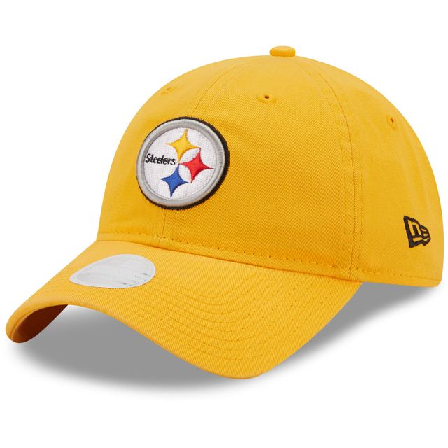 Casquette réglable New Era Gold Pittsburgh Steelers Core Classic 2.0 9TWENTY pour femme