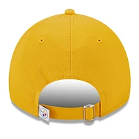 Women's New Era Gold Pittsburgh Steelers Main Core Classic 2.0 9TWENTY Adjustable Hat