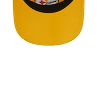 Women's New Era Gold Pittsburgh Steelers Main Core Classic 2.0 9TWENTY Adjustable Hat