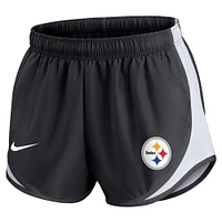 Women's Nike Black Pittsburgh Steelers Tempo Shorts