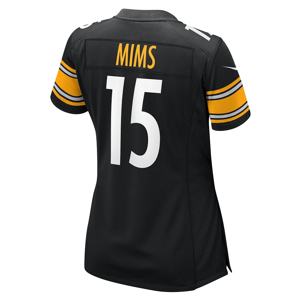 Maillot de match Nike Denzel Mims Pittsburgh Steelers pour femme, noir