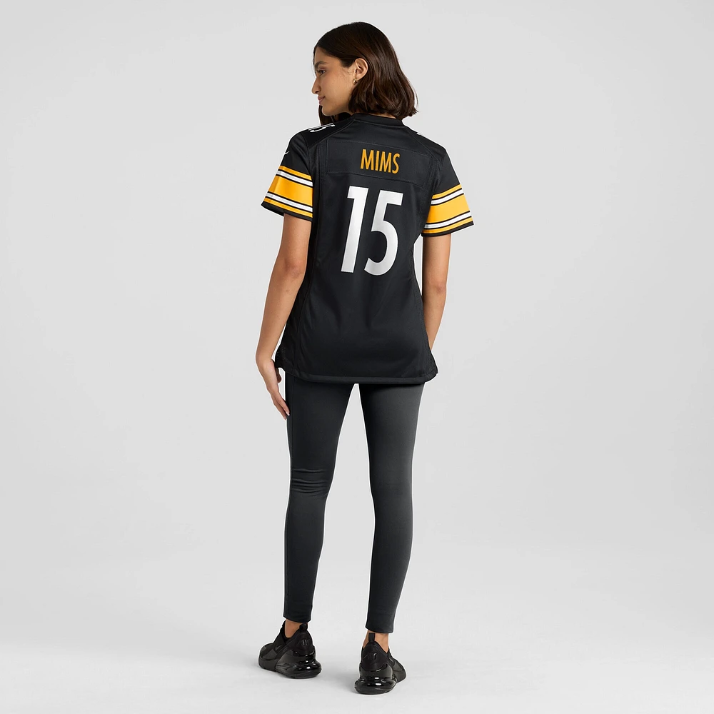 Maillot de match Nike Denzel Mims Pittsburgh Steelers pour femme, noir