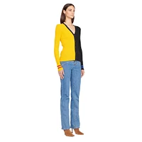 Women's STAUD Gold/Black Pittsburgh Steelers Cargo Sweater